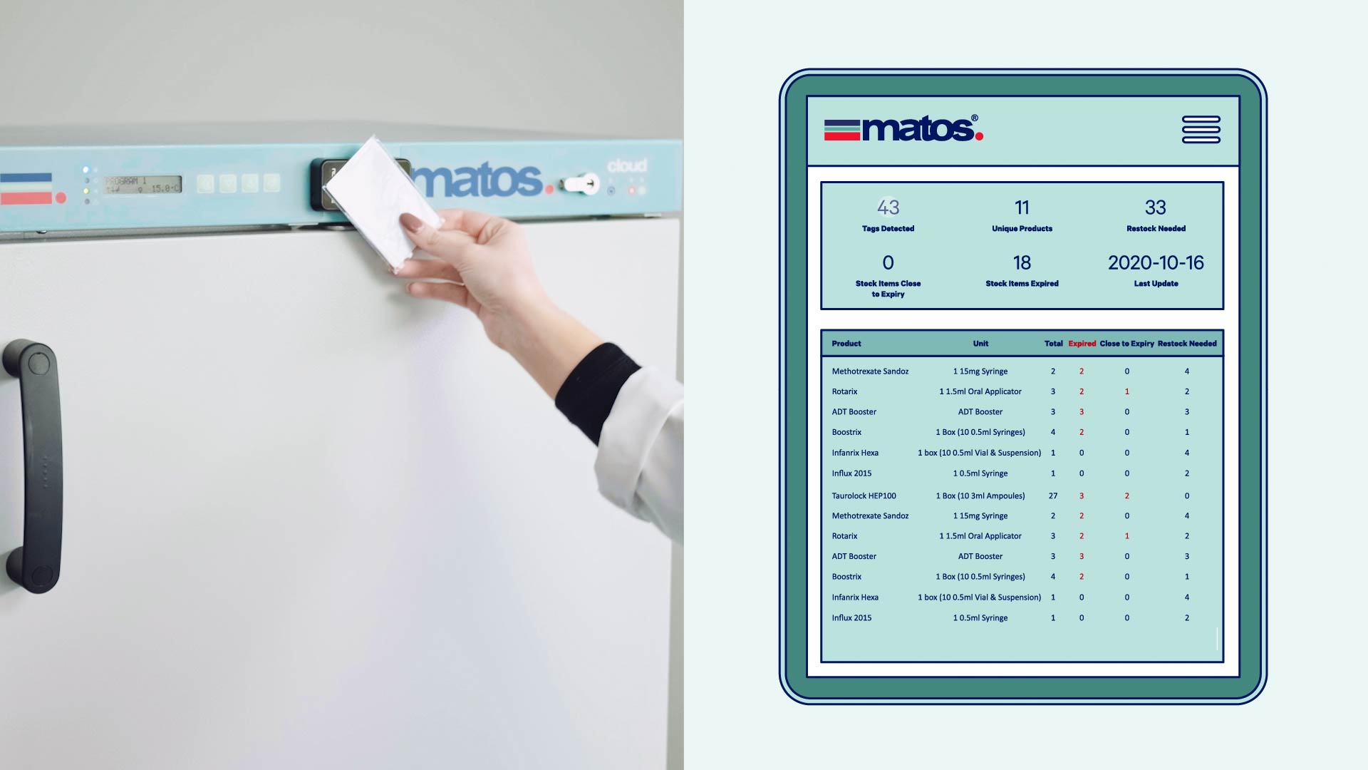 Product MATOS® RFID Refrigerators slider image