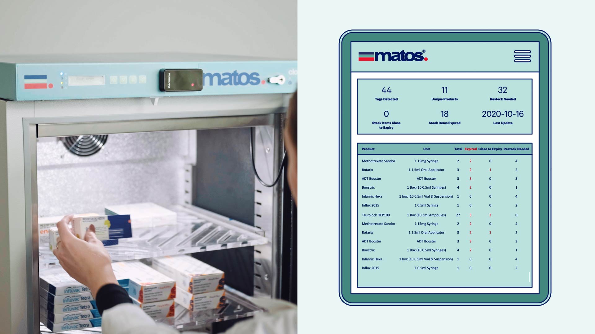 Product MATOS® RFID Refrigerators slider image